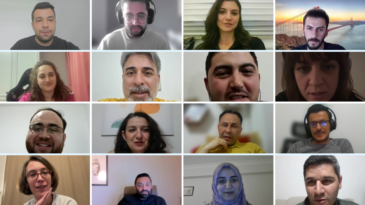 YLSY Bursiyerleri ve Akademik Danışmanlar Çevrimiçi Buluşmada Bir Araya Geldi